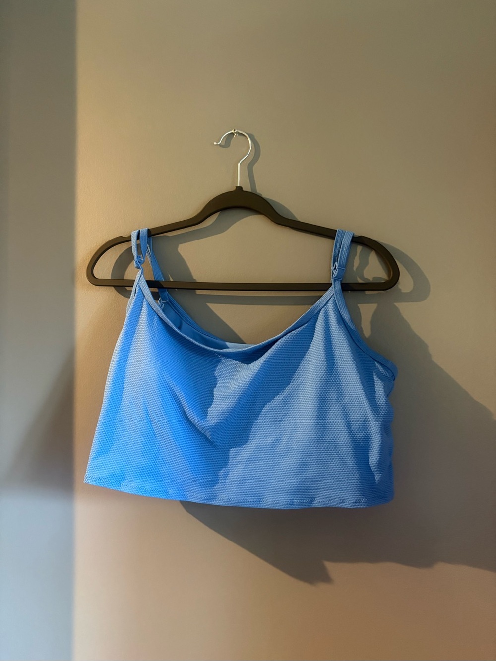 aerie Light Blue Bikini Tank Swim Top